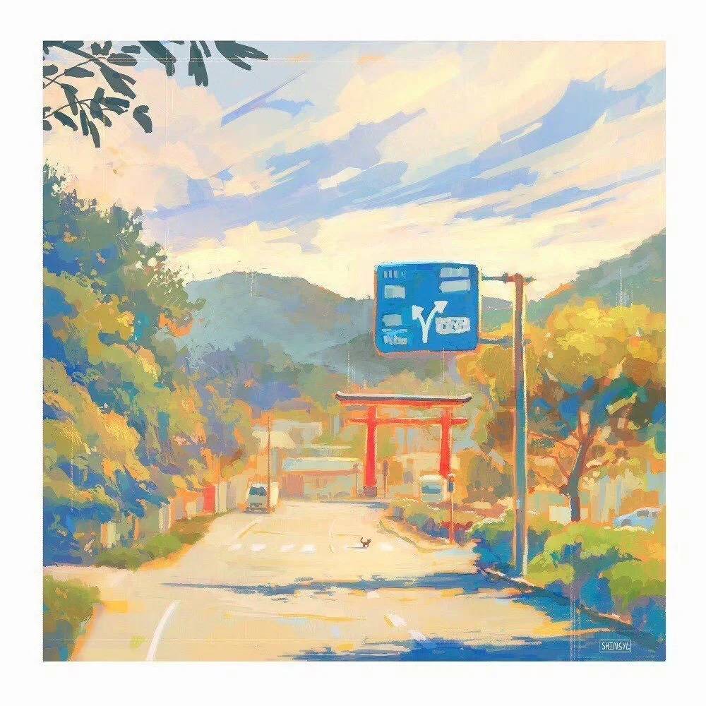 光影氛围插画|伍月贰拾教育分享