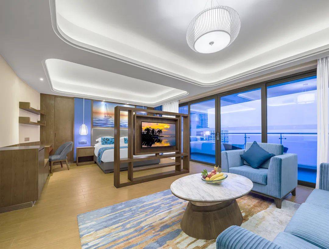 了各种休闲娱乐项目,享海1777还以高品质的星级酒店礼遇每一位游客