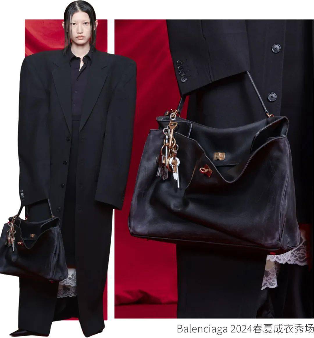 巴黎世家包包该不会成为爱马仕"平替"吧…_rodeo_进行_个性