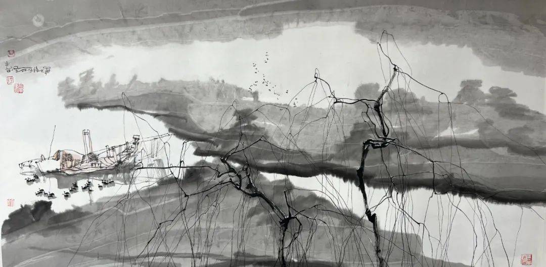 陆天宁//笔墨如是——中国书画名家云个展