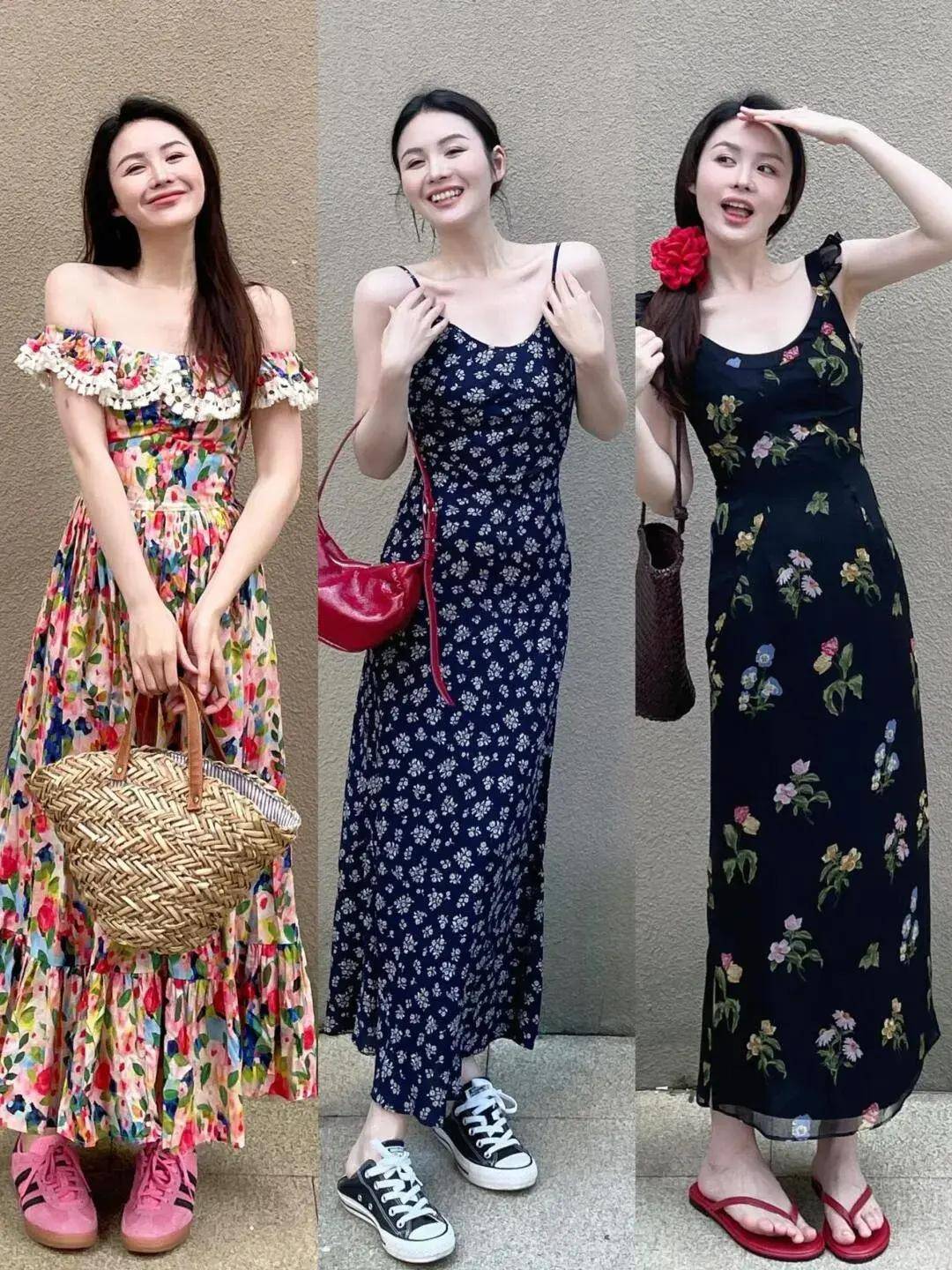 夏季的衣服色彩怎么搭配最美?博主亲身示范20套,照穿也洋气