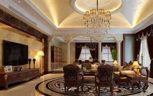 美式风格别墅装修设计,高端设计尽显奢华,贵气不失文化感!