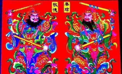 秦琼秦叔宝和尉迟恭敬德,什么时候居然变成了民间的左右门神