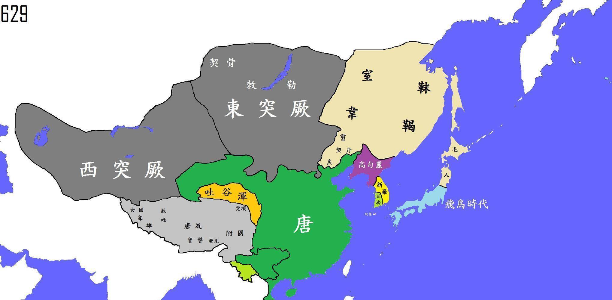 回鹘汗国地图图片