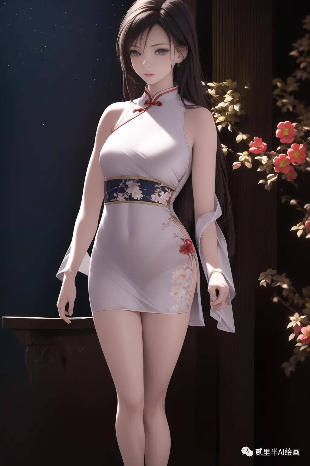 ai绘画,国风二次元_作品_dy_女孩