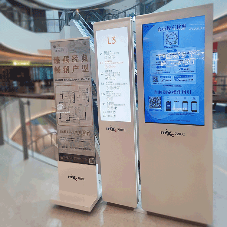 柯赛分享:商业购物中心智能标识导视系统包括哪些内容?