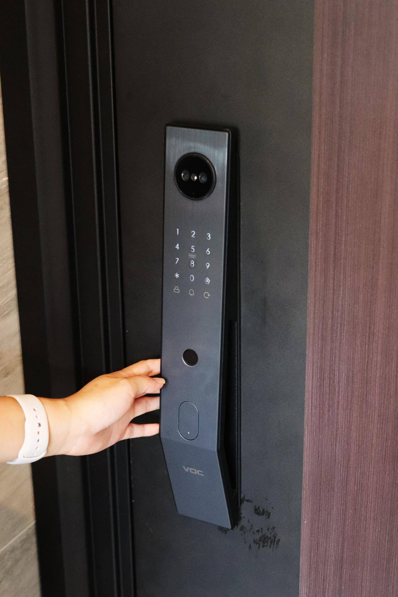 voc k7s掌静脉大屏智能锁"旦用难回",新家必备