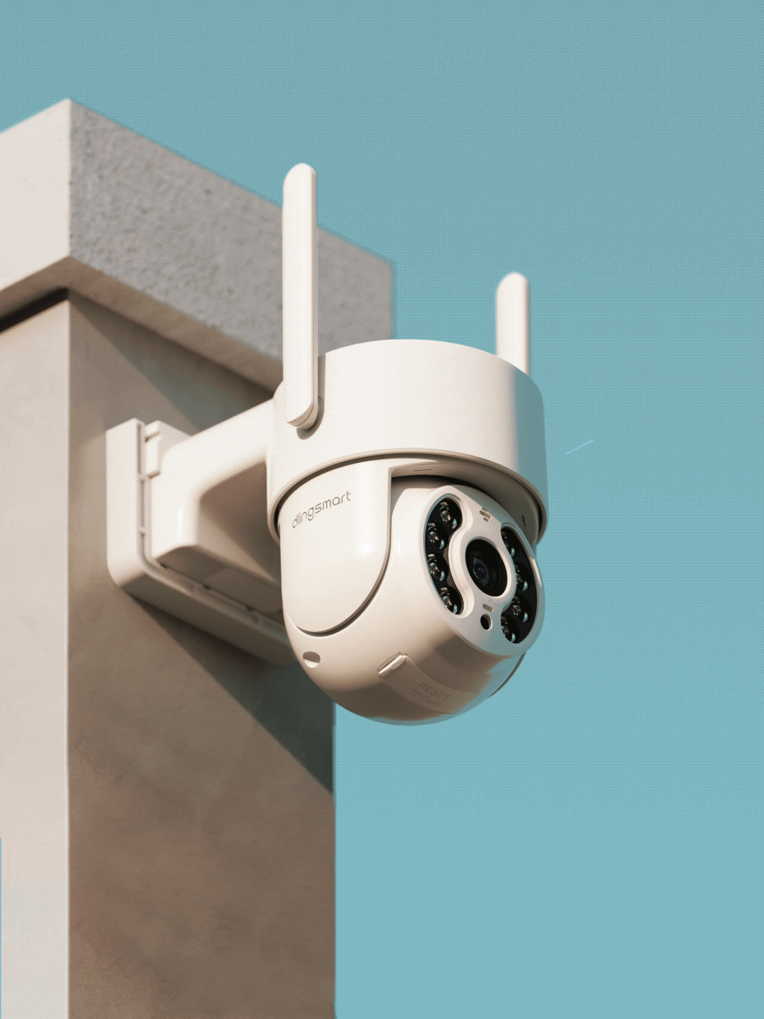 叮零户外云台摄像机4g版,全彩夜视耳聪目明看家护院好帮手_摄像头