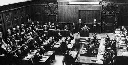 这次审判有22名纳粹首脑,其中就包括了戈林.