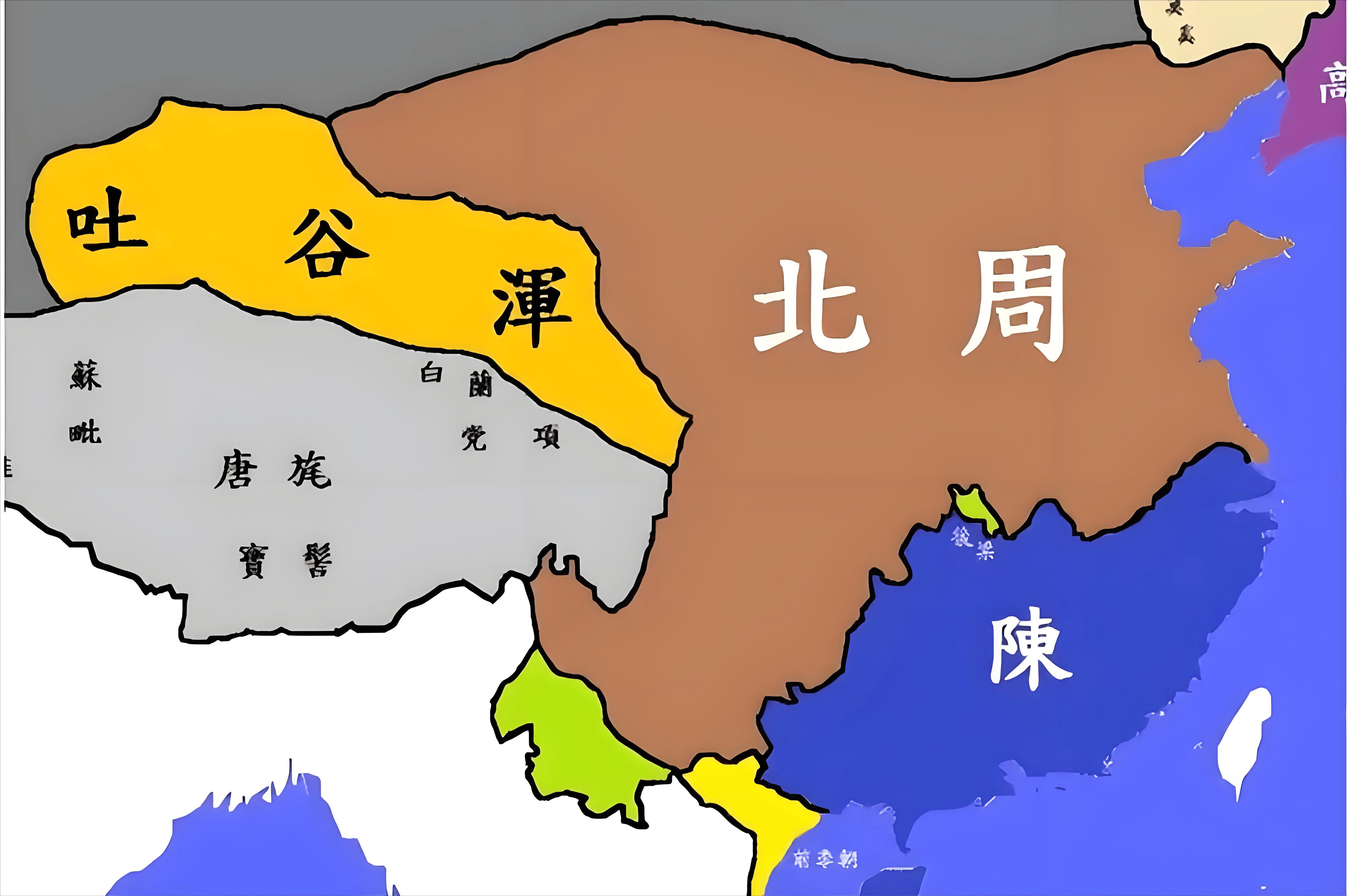 北周行政区划图片