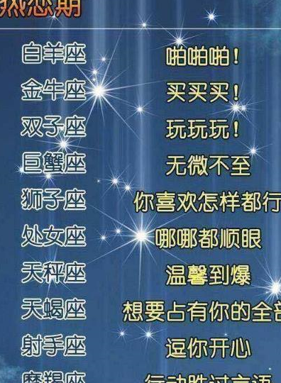 12星座谁最好看