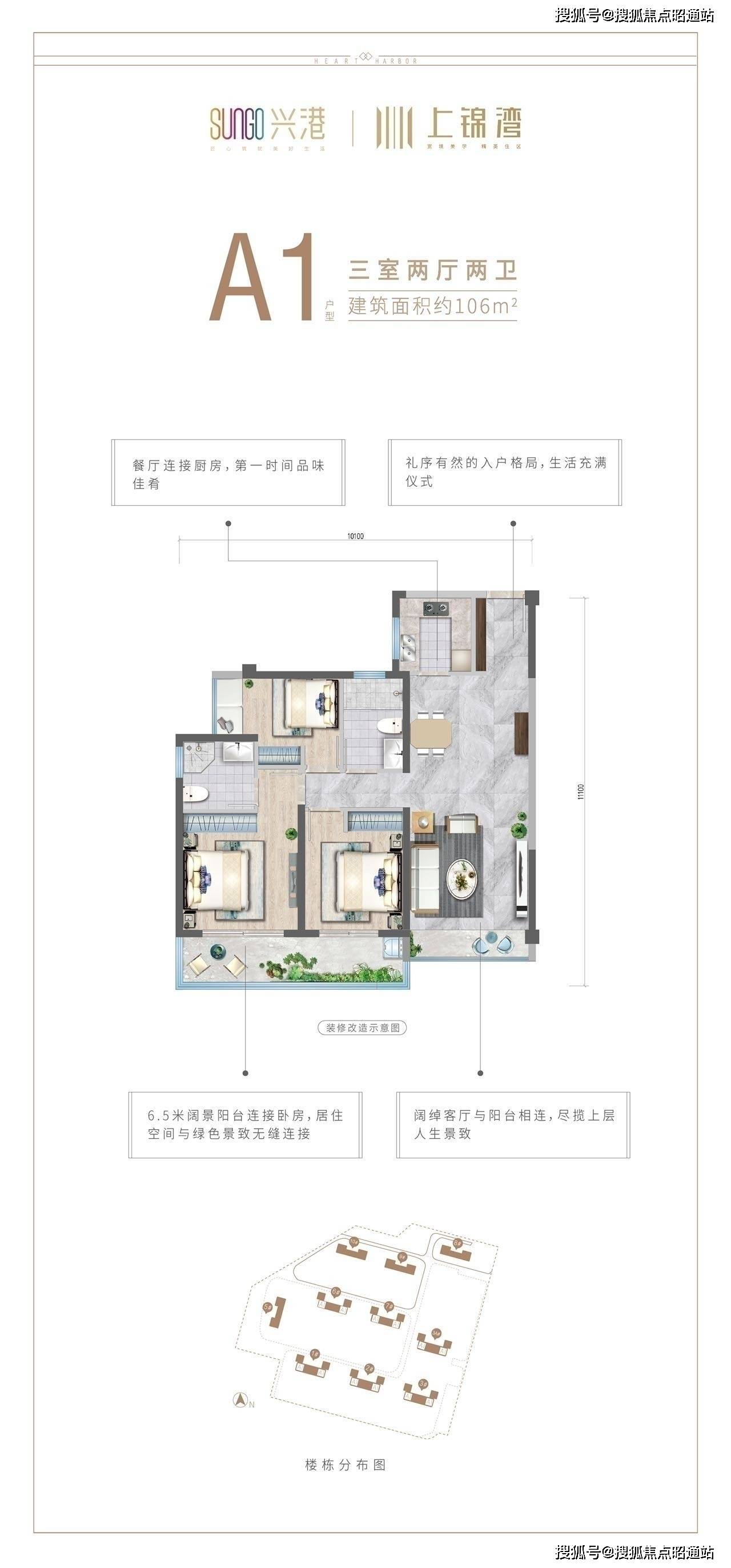 在售户型:④全龄段社区配套③约2400㎡中央水景观②自建3500㎡社区