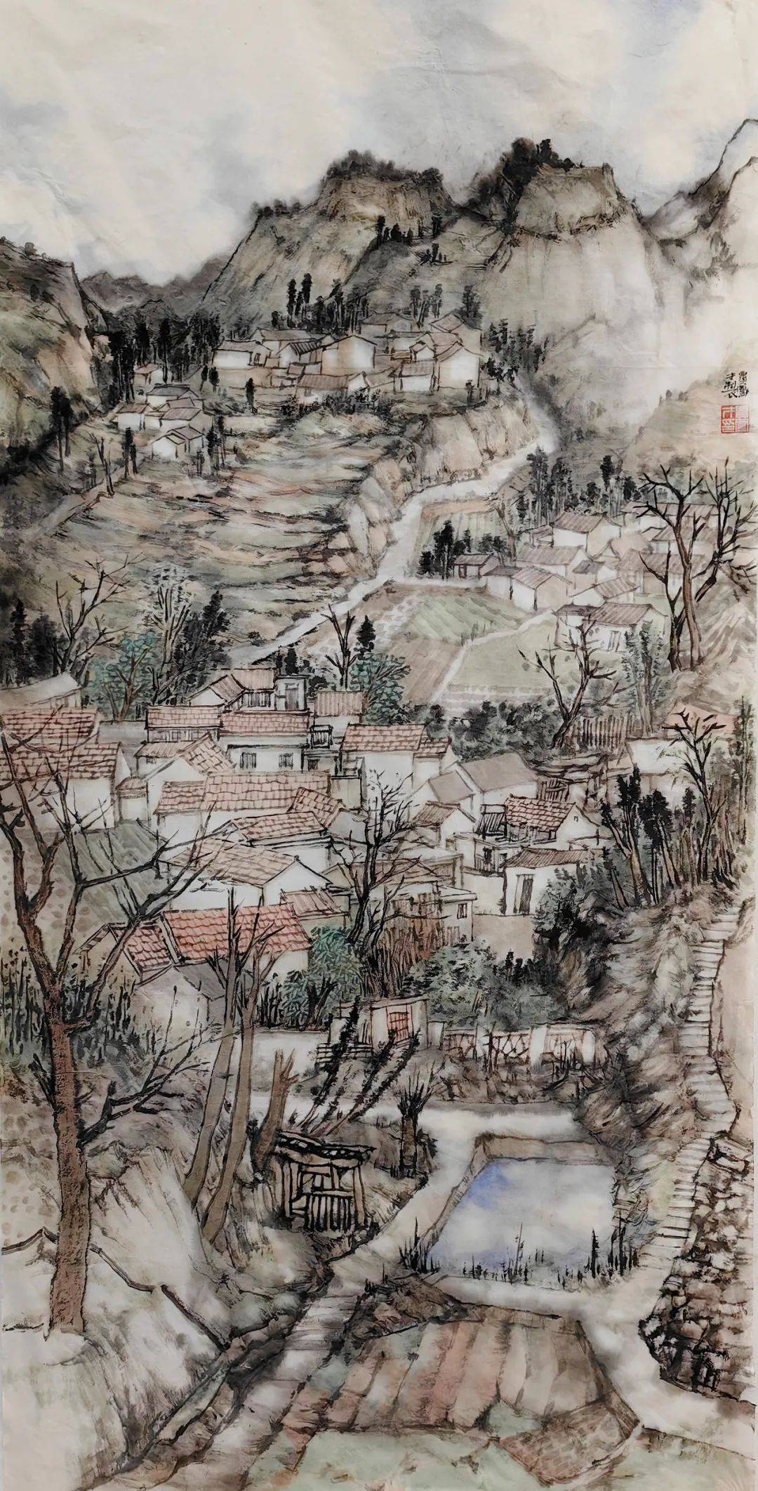 群山列阵写朴美——王界山师生沂蒙山区写生行记