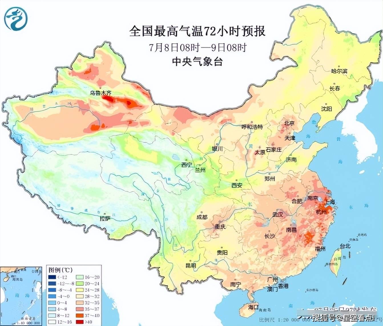 明天全国降雨分布图图片