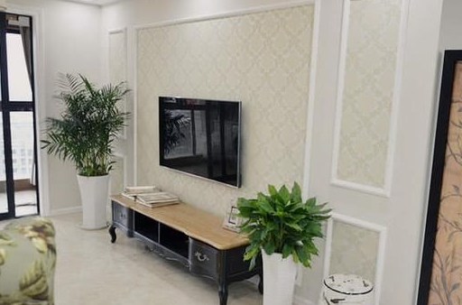 客厅装修不要做传统电视墙了,年轻人喜欢这样装,好看又省钱