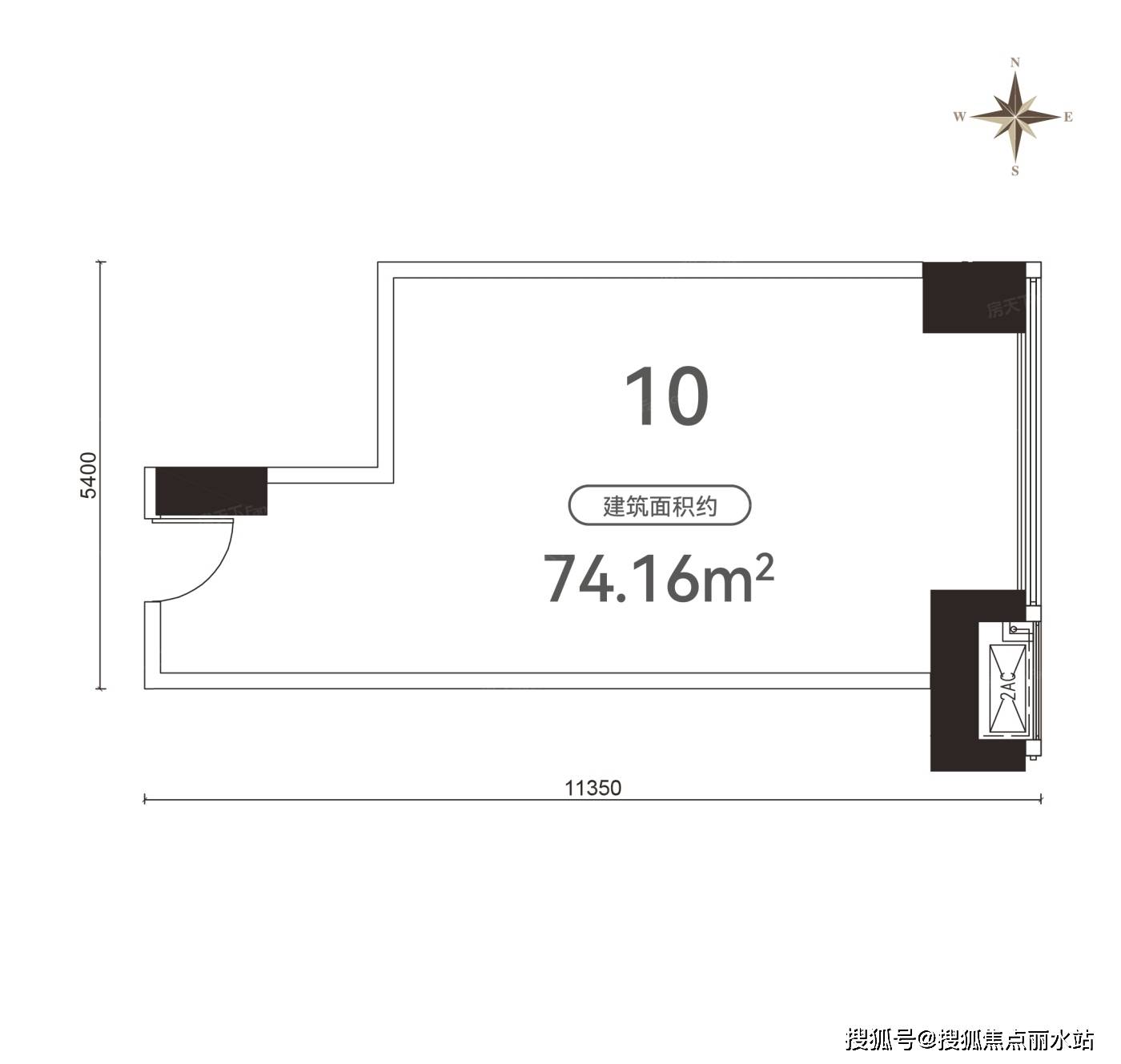 中建东湖之星户型图图片