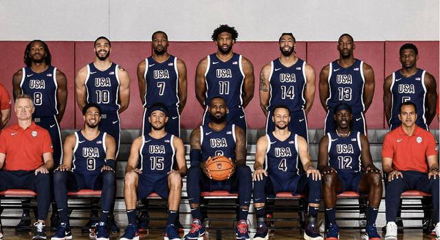 c位领衔梦之队集体照,巴黎奥运缺乏空调问题引争议_詹姆斯_球员_美国