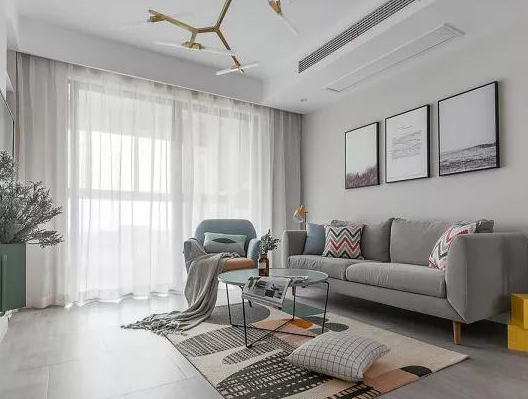 刚装修完的120㎡北欧风新房,恰到好处的精致素雅,忍不住想晒!