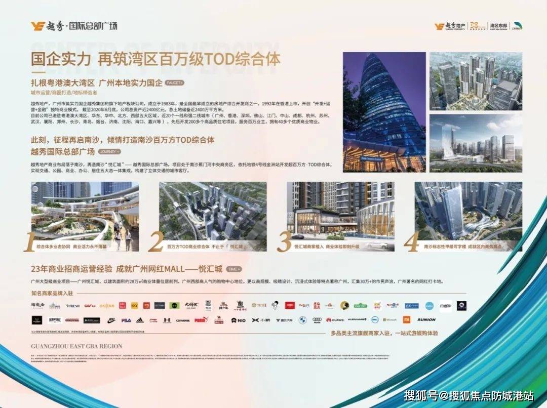 2024最新『越秀国际总部广场』售楼处电话→特惠房价表→样板房→户型