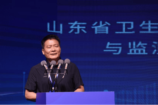 山东省畜牧兽医局副局长刘国华在会场致辞,向与会人员介绍山东畜畜牧