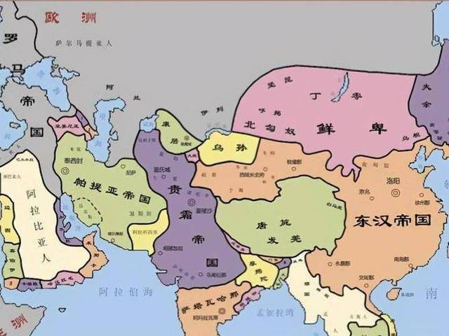 匈奴汗国版图图片