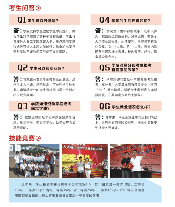 南陵县中考志愿落档了,还有学校可以上吗?安徽工业职业技术学院中专部