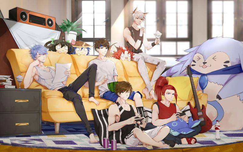 无限王者团,这个由李白,韩信,铠,百里守约和赵云五位英雄组成的团体