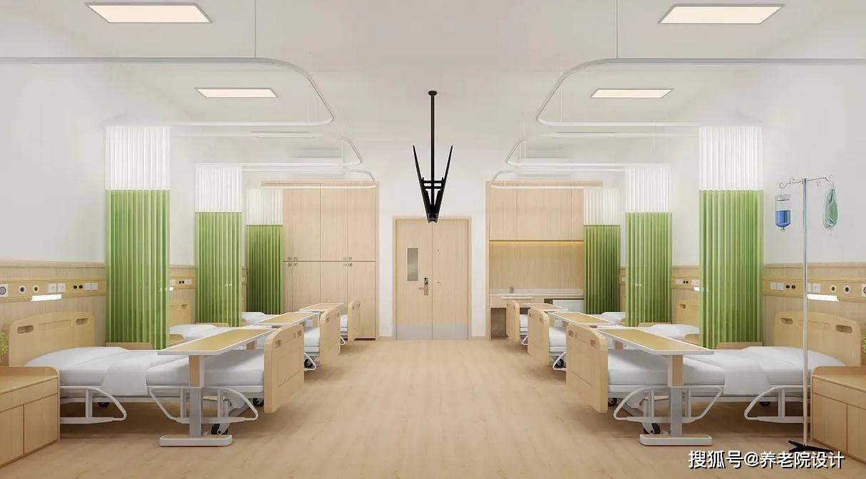 穿越时空的温馨家园:复古与现代交融的养老院效果图展示