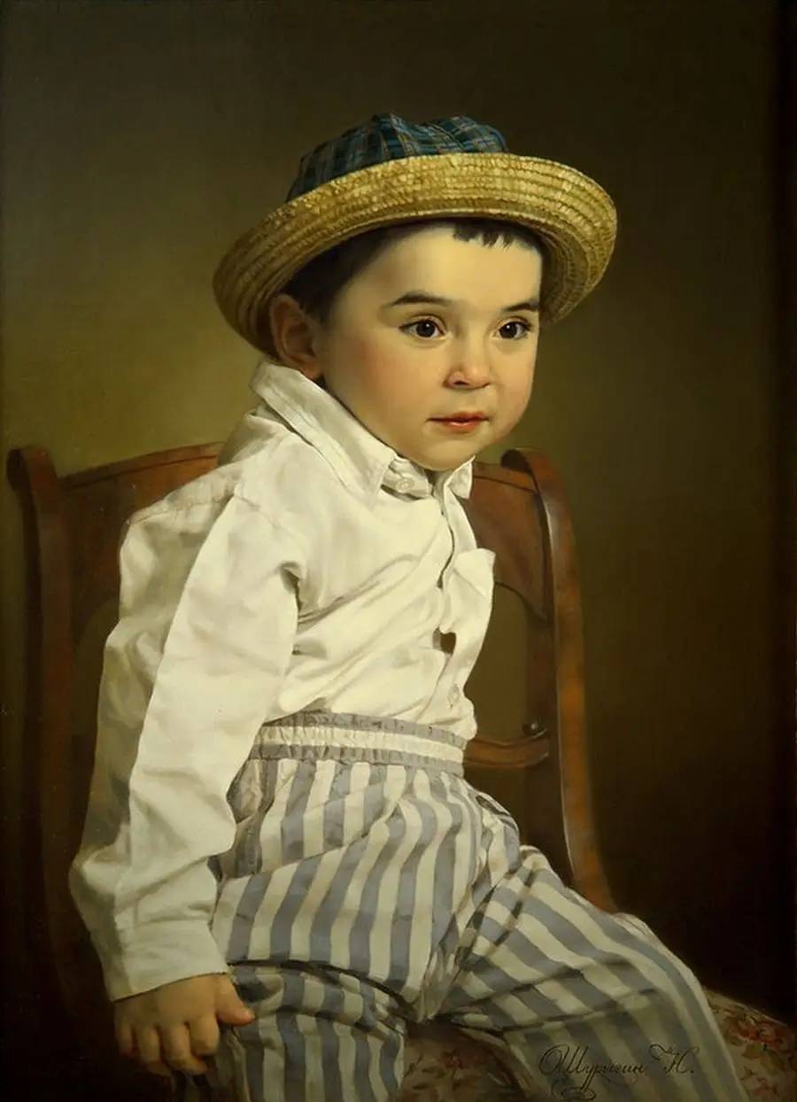 俄罗斯艺术家nikolay shurygin古典油画欣赏_作品_绘画_人物