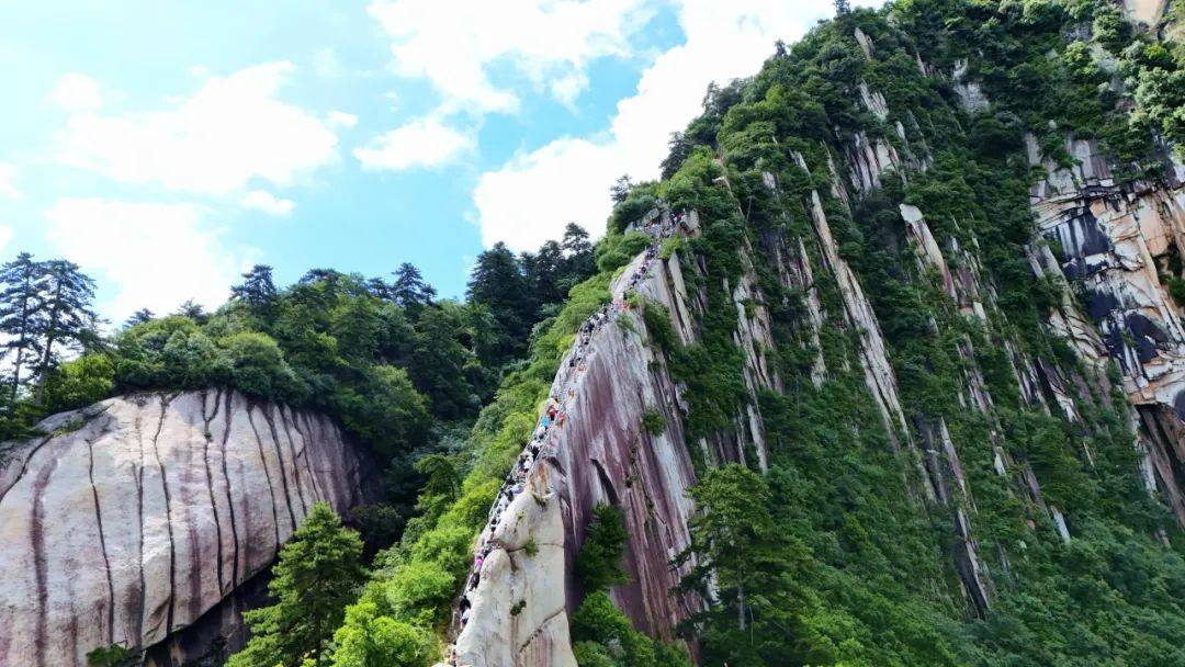 华山北峰顶照片图片