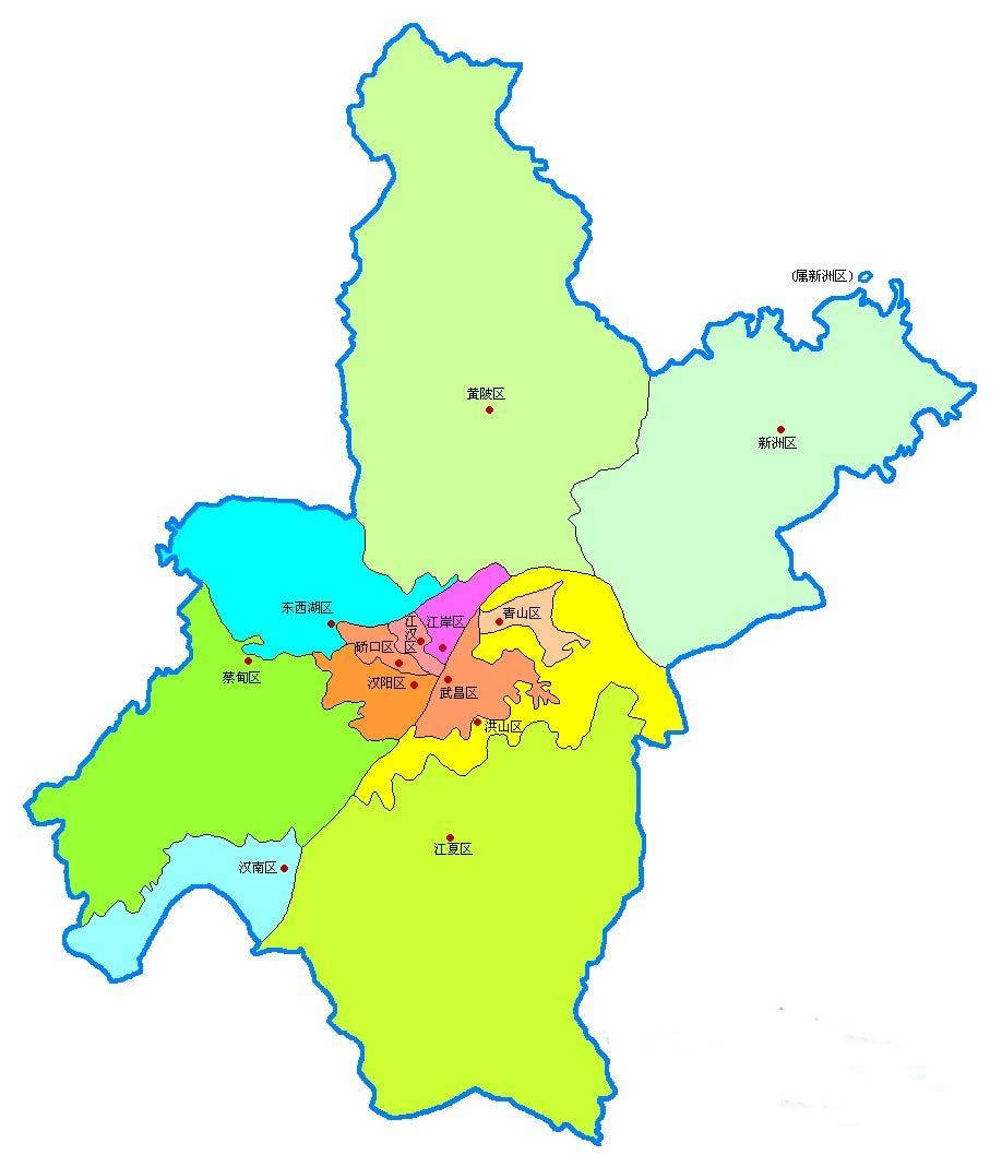 武汉行政区划 来自搜狐网