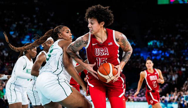 美国女篮在巴黎奥运14决赛中以14分大胜尼日利亚,晋级半决赛