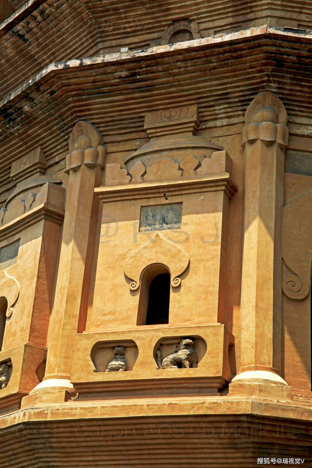 中国现存最早的砖塔:登封嵩岳寺塔丨河南郑州