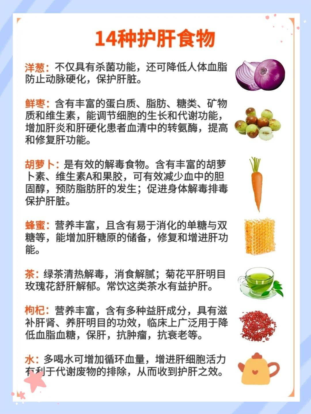 舒肝食物图片