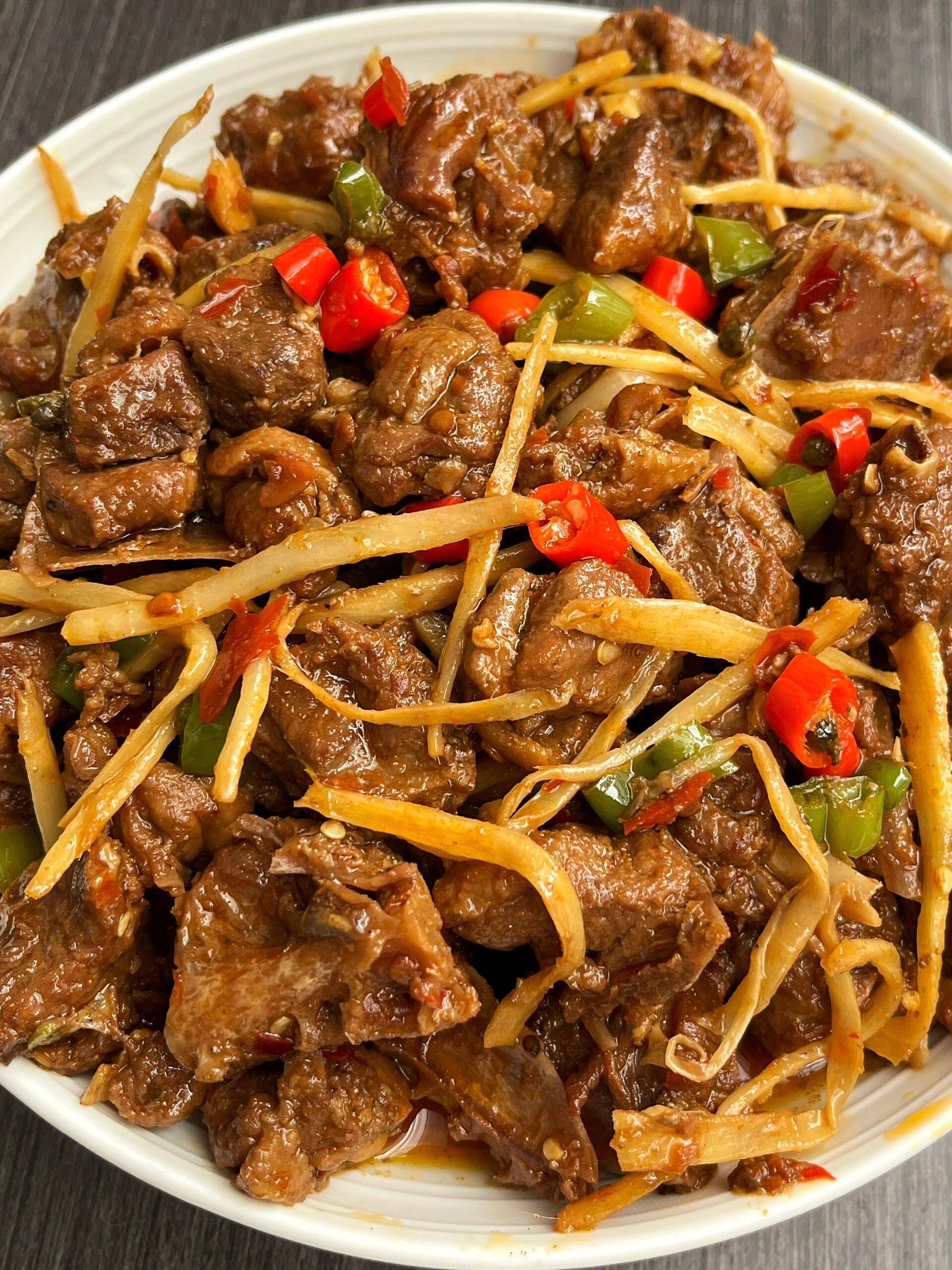 辛辣鲜香子姜鸭