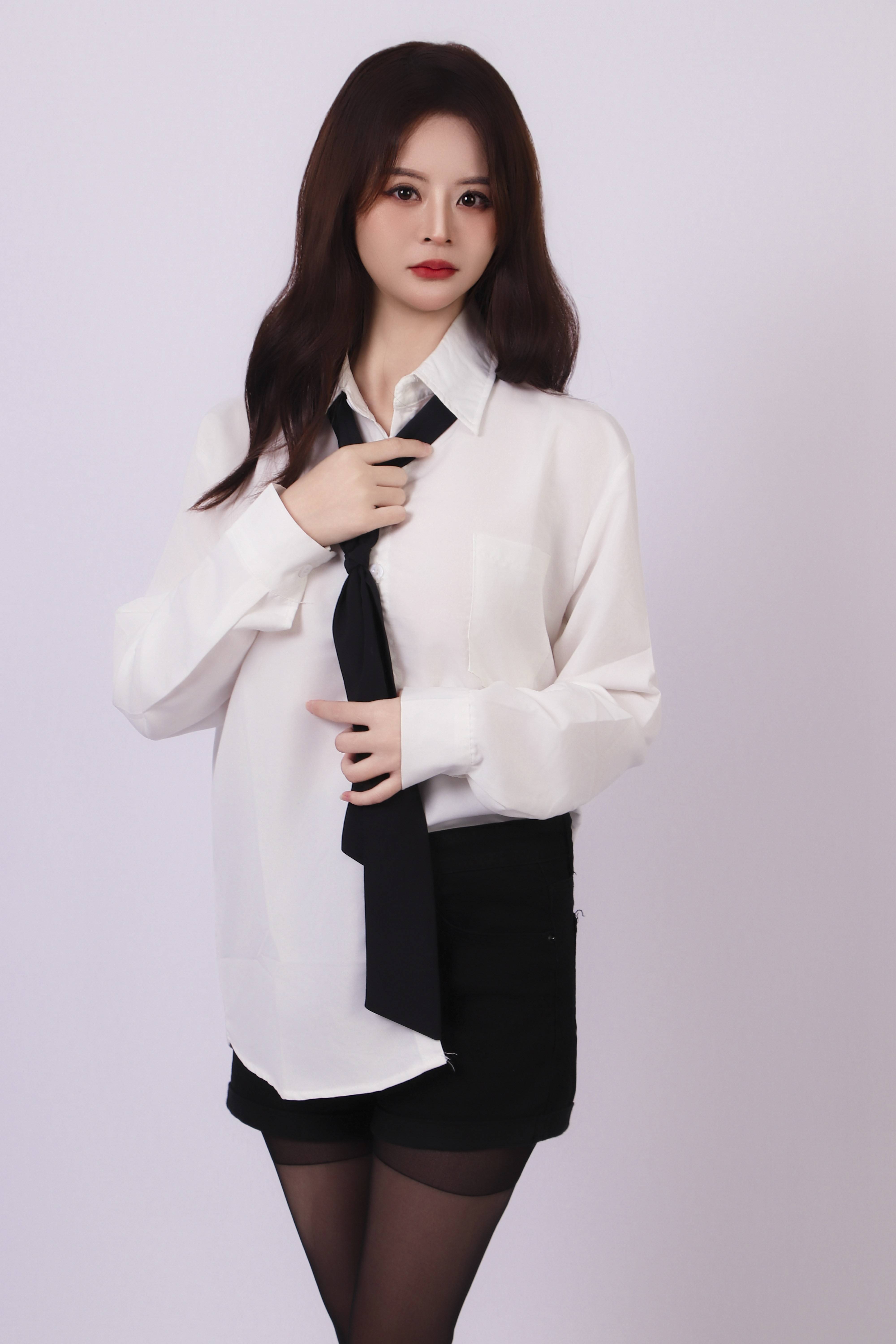 模特小米:时尚绽放