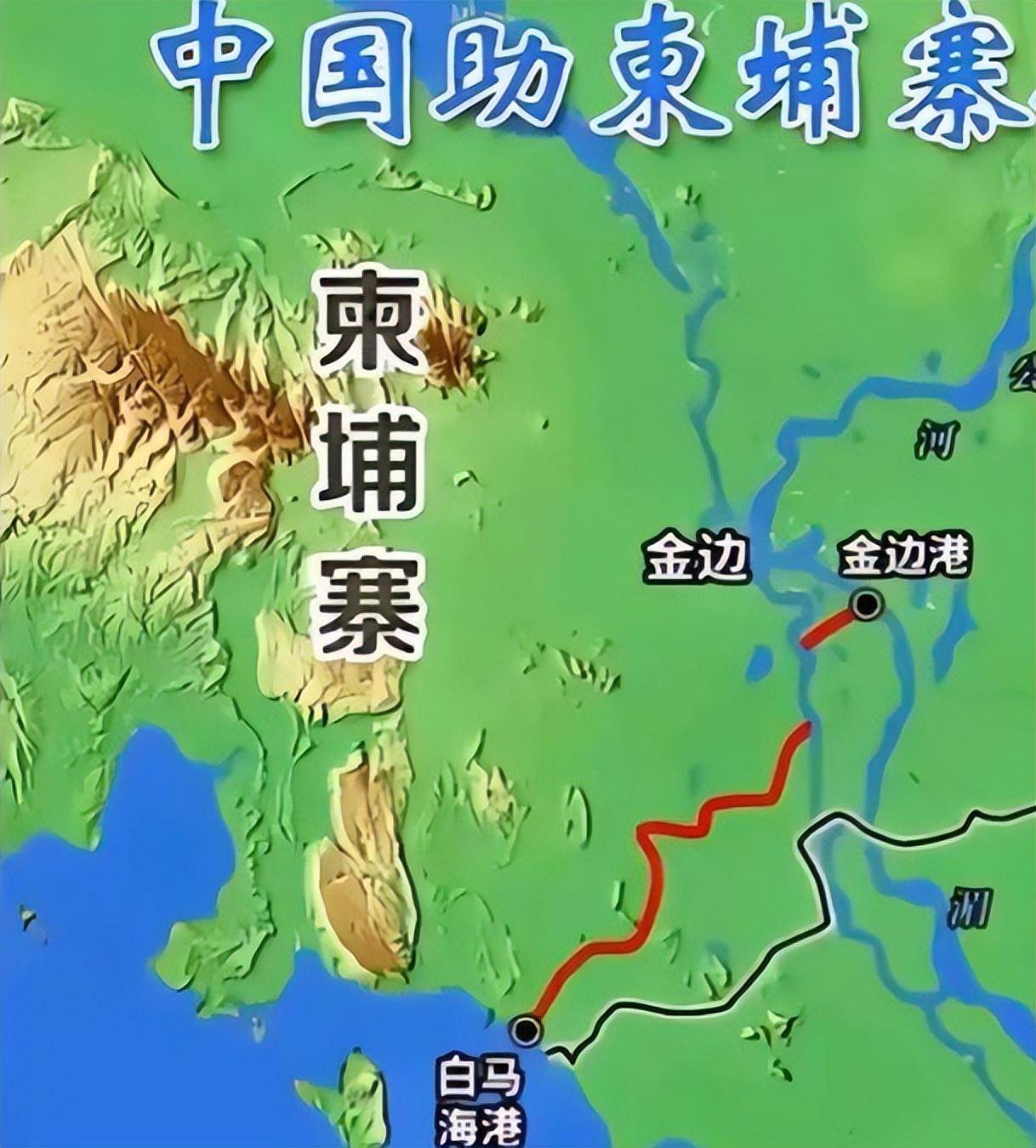 柬埔寨高速公路规划图图片