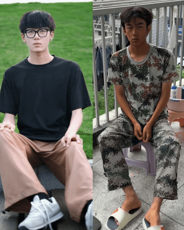 "儿子都晒分层了",大学生军训前后对比照,家长吐槽笑不活了_经历_肤色