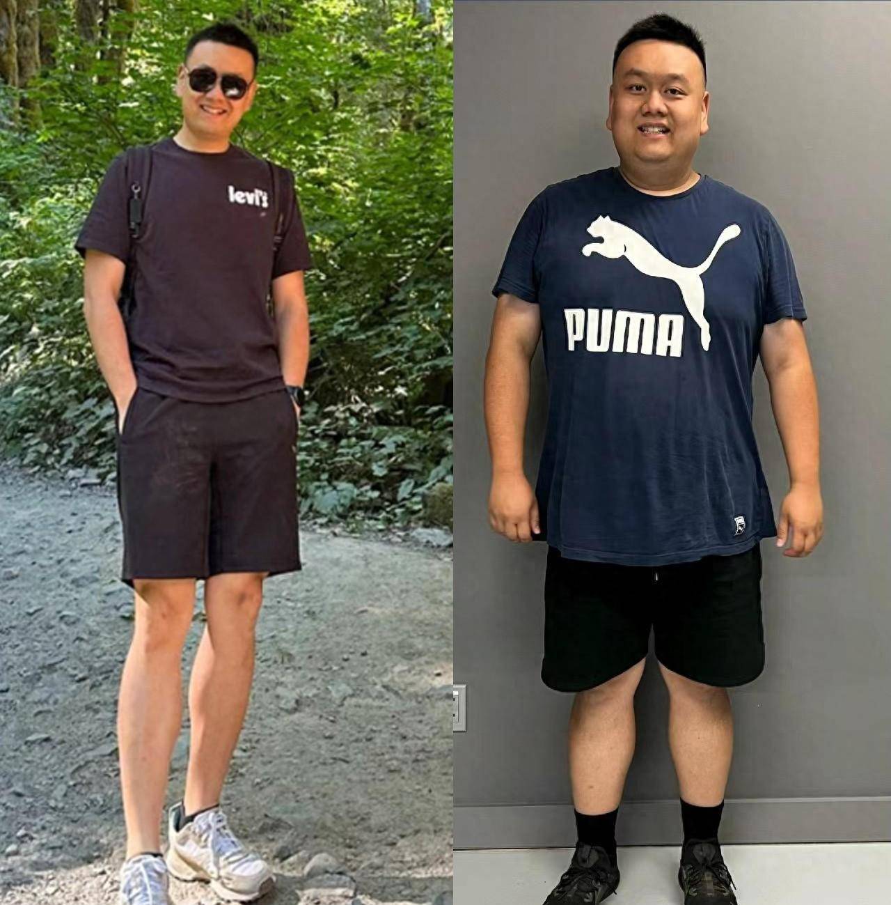 男人年纪越大越要运动,"发福"有多显老油腻,对比这几组照片就知道了!