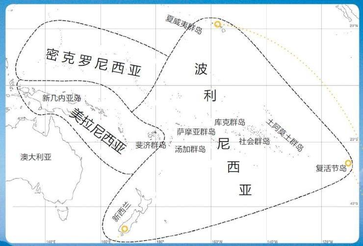 波利尼西亚群岛位置图图片