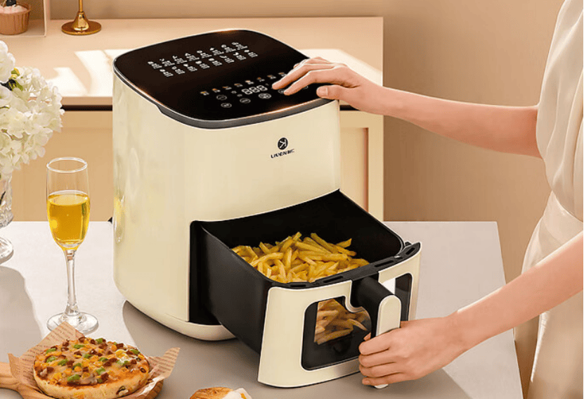 利仁是正儿八经的国产品牌,其kz-d5031空气炸锅外观是以日式风格为