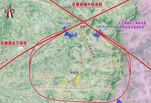 乐至联络线:利好成达万高铁,进出成都可避开"资阳弯",少绕道