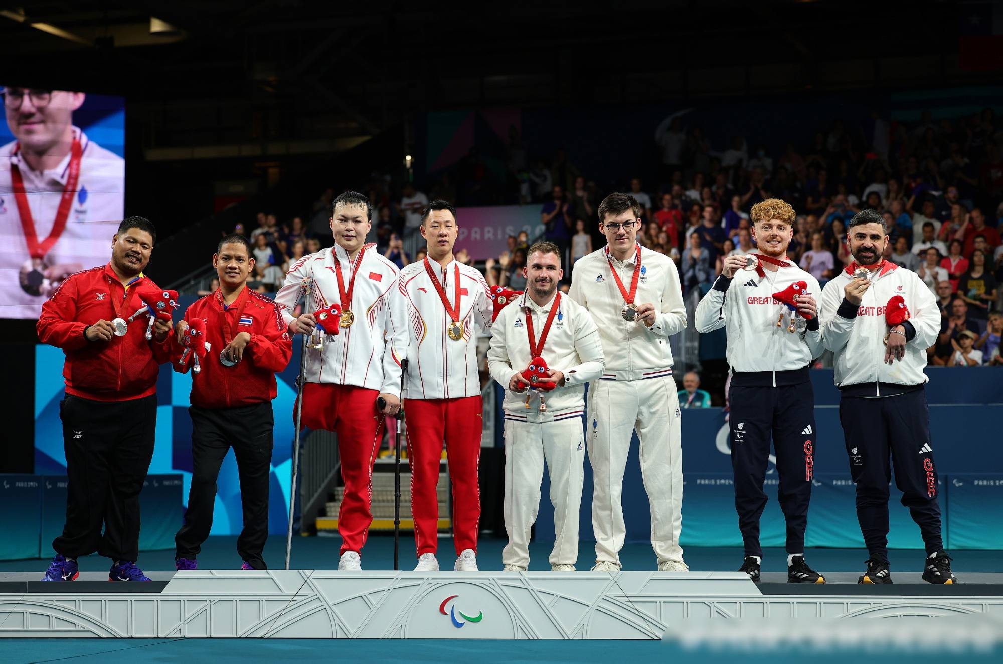 残奥会金牌榜,中国1日13金狂飙,美第3法第5,美运动员求婚成功