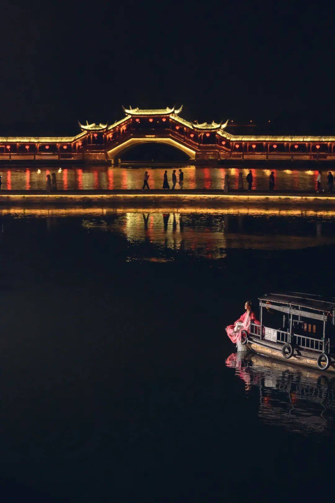 锦溪古镇夜景图片图片