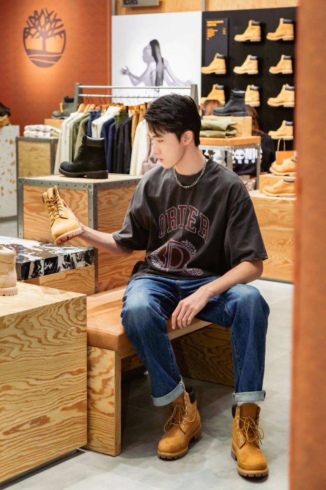 用大黄靴走遍世界的timberland,迈进上海港汇恒隆广场