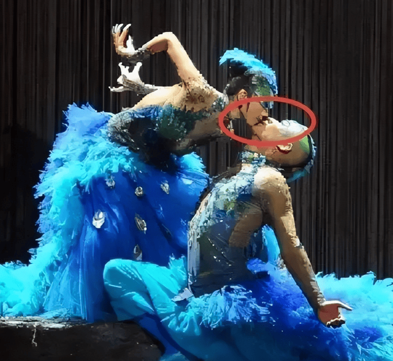 杨丽萍上台没穿衣服?服装都是彩绘的,镜头放大时太"抢眼"!