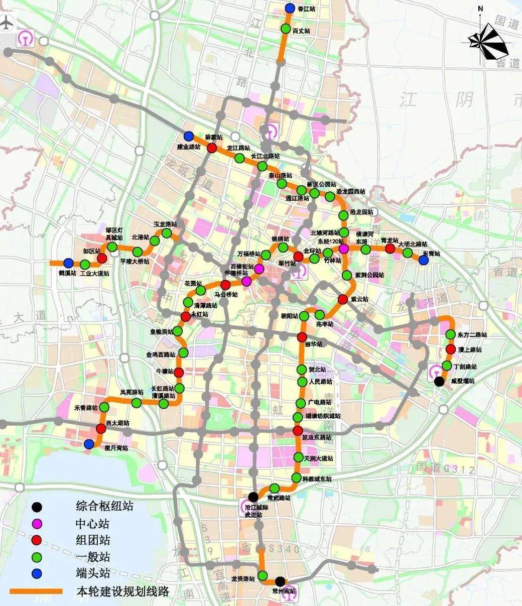 常州地铁三号线线路图图片