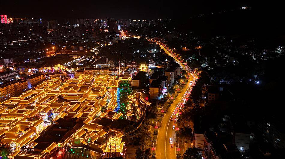 天水照片夜景图片