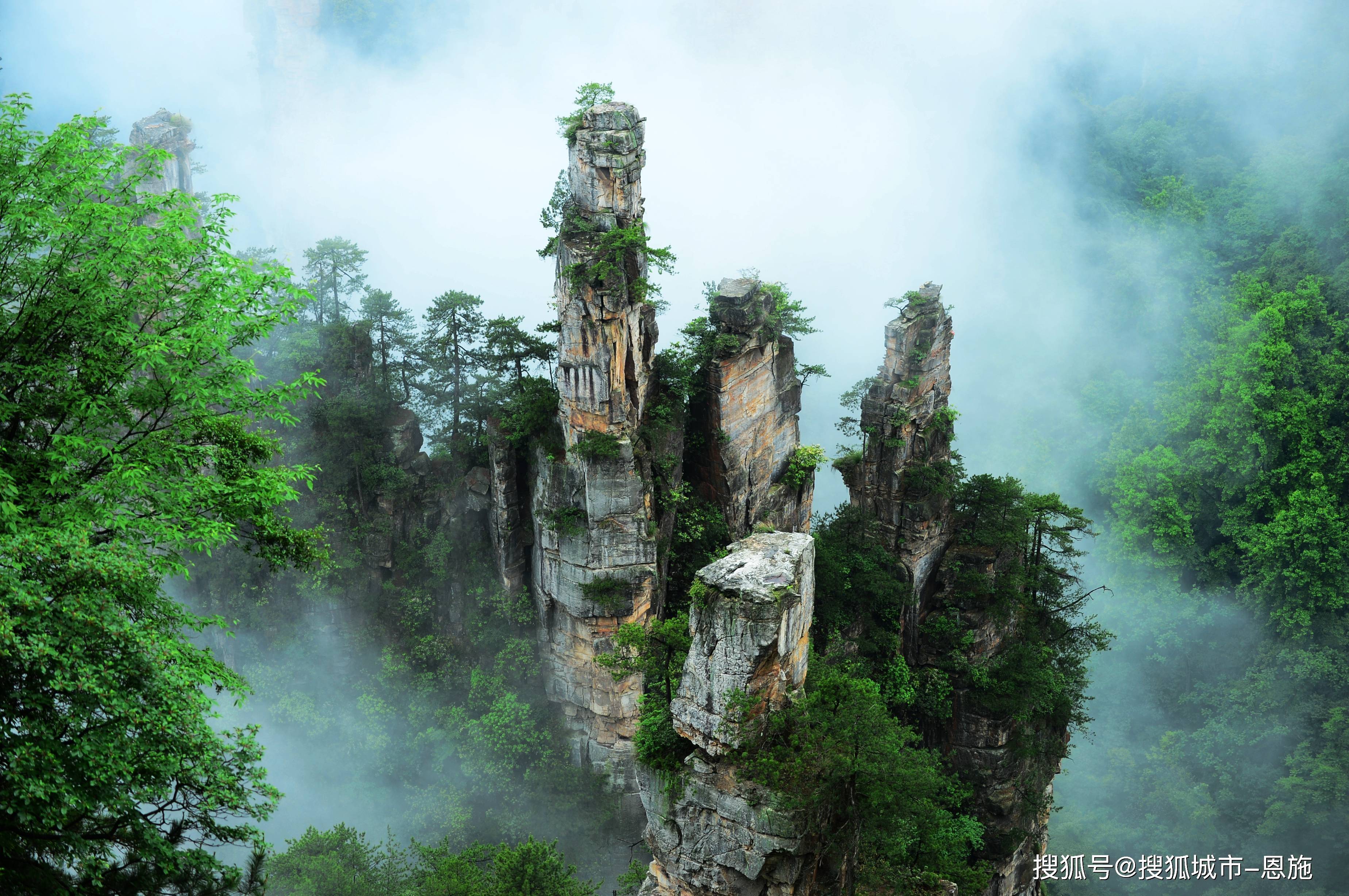 张家界著名景区图片