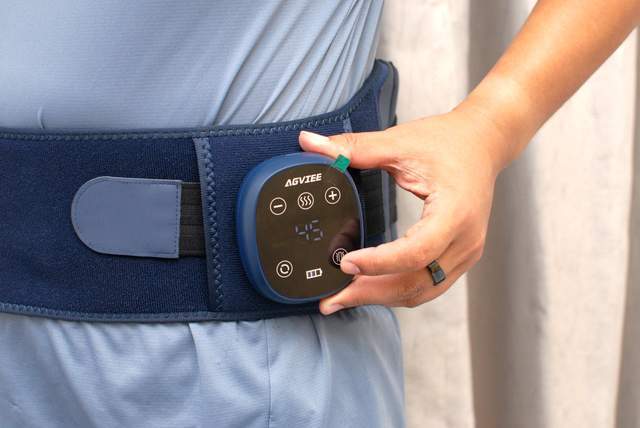 气囊震动双驱动,按摩仪护腰新选择:未野AGVIEE腰部按摩器测评